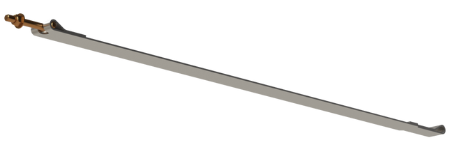 T-Bolt to 1 1/2" Tapered Loop 43" Stainless Steel Regular Strap