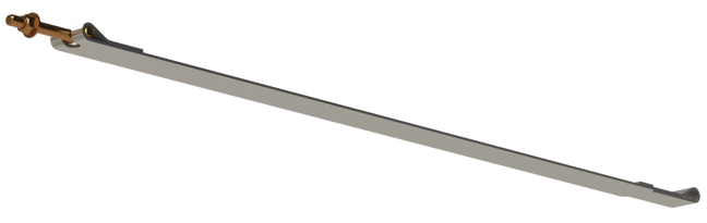 T-Bolt to 1 1/2" Tapered Loop 39 3/4" Stainless Steel Regular Strap