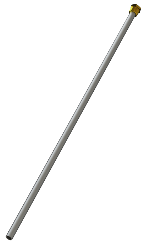 1/2" NPT X 3/8" NPT SOLDERED STEEL TUBE