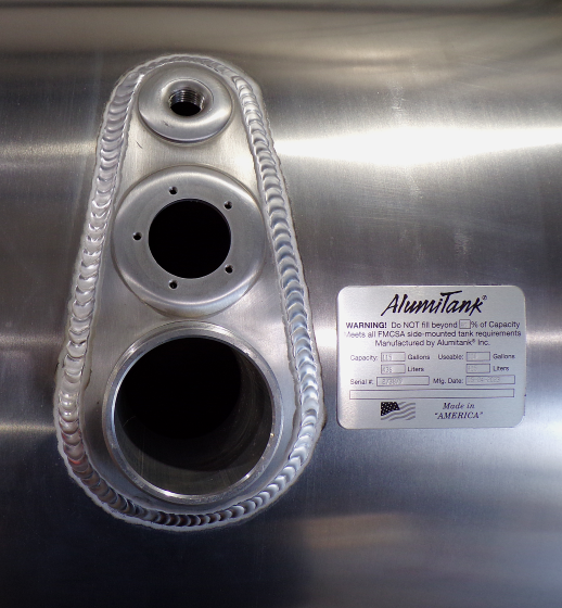 115 Gallons 26"D x 50"L - Mack Style - Rear Fill Milgrade
