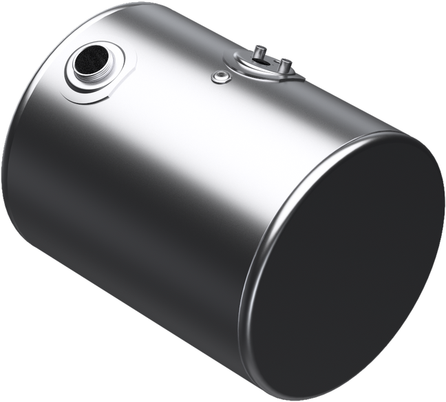 57 Gallons 24.5"D x 28"L - Kenworth Style - Rear Fill Milgrade