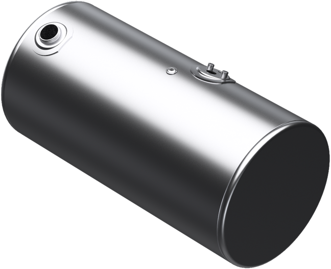 97 Gallons 24.5"D x 47.5"L - Kenworth Style - Rear Fill Milgrade