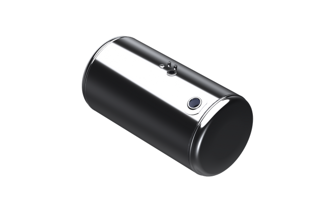 101 Gallons 26"D x 43.75"L - Peterbilt Style - Rear Fill Polished