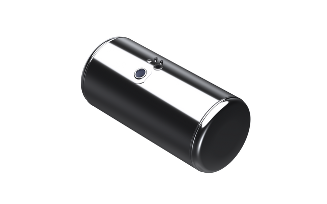111 Gallons 26"D x 48.37"L - Peterbilt Style Center Fill Polished