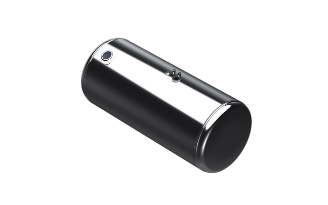 122 Gallons 26"D x 53.1875" L - Peterbilt Style - Rear Fill Polished