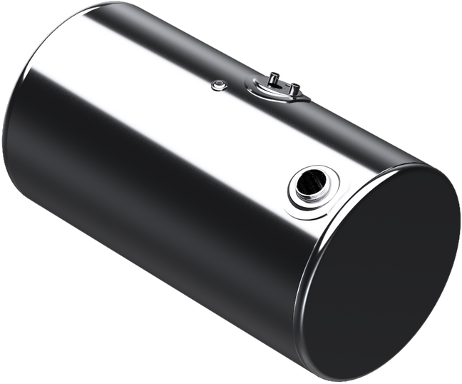 88 Gallons 24.5"D x 43"L - Kenworth Style - Rear Fill Polished