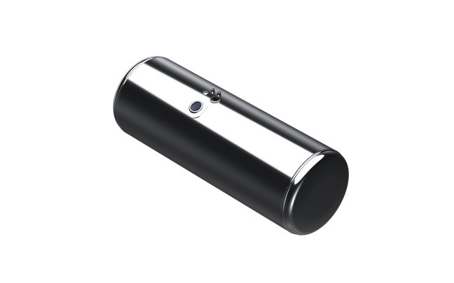 154 Gallons 26"D x 67"L - Peterbilt Style Center Fill Polished