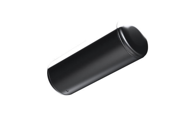 138 Gallons 26"D x 60"L - Peterbilt Style - Rear Fill Polished