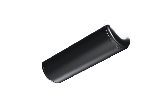 154 Gallons 26"D x 67"L - Peterbilt Style - Rear Fill Polished