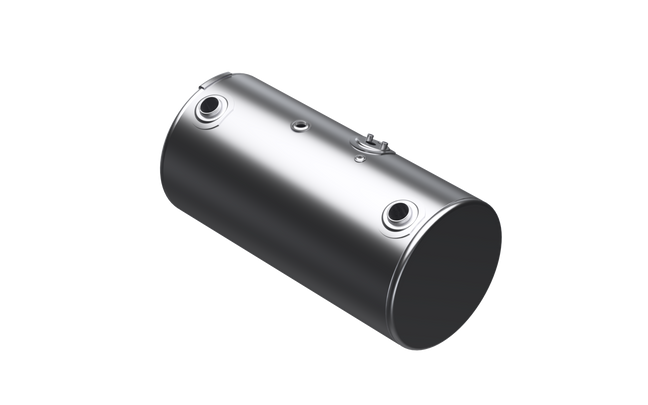 98 Gallons 24.5"D x 48.12"L - Kenworth Style - Front Fill Milgrade, Split