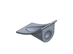 1-1/4" NPTF CAST ALUMINUM CASTING