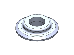 2" NPTF HEAVY DUTY MILGRADE ALUMINUM FLANGE TYPE 1