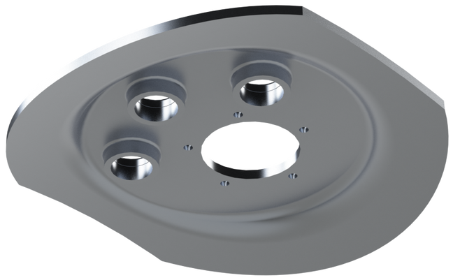 MILGRADE ALUMINUM KENWORTH ADAPTER PLATE