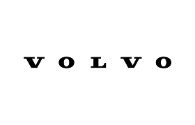 Volvo logo in black and white
