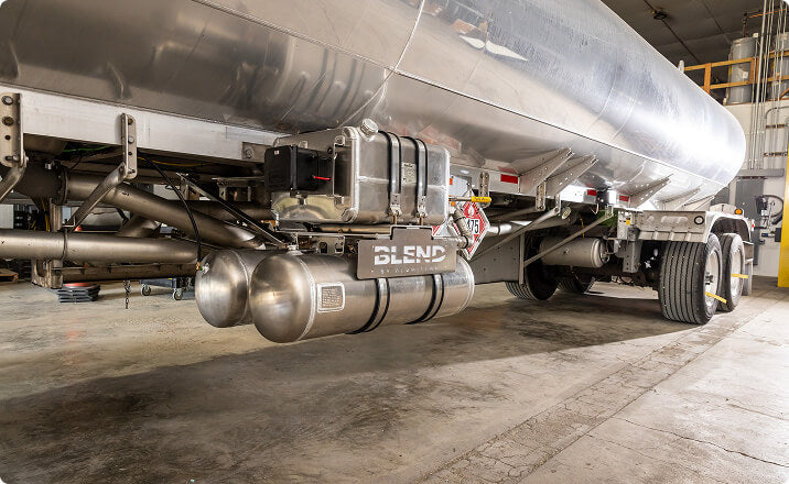 Aluminum tanker truck for trucking and logistics industry