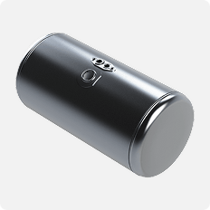 Polished aluminum cylindrical fuel tank from the AlumiTank One-Off & Scratch/Dent collection