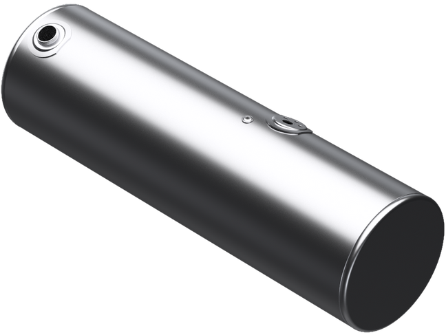 118 Gallons 22"D x 72"L - Kenworth Style - Rear Fill Milgrade