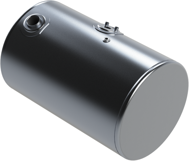 73 Gallons 24.5"D x 36"L - Kenworth Style - Rear Fill Milgrade