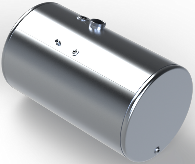 59 Gallons 22.25"D x 34.88"L - Mack Style - Rear Fill Milgrade