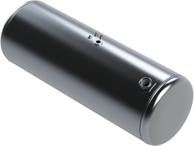 154 Gallons 26"D x 67"L - Peterbilt Style - Rear Fill Milgrade