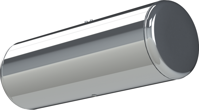 154 Gallons 26"D x 67"L - Peterbilt Style - Rear Fill Polished