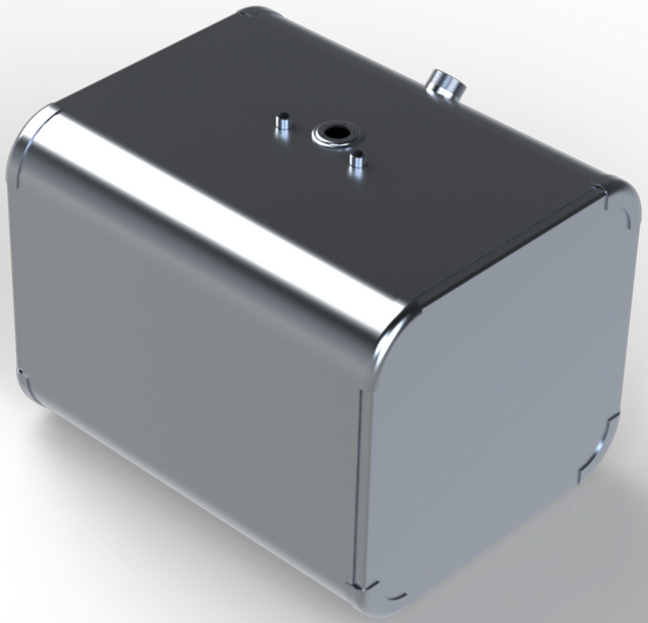 81 Gallons 24"H x 26"W x 30.88"L - Volvo Style - Center Fill Milgrade