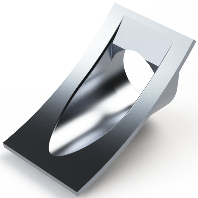 2-1/2" NPTF CAST ALUMINUM CASTING