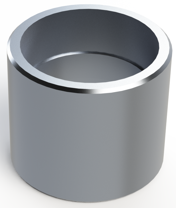 Full 2-1/2" NPT Milgrade Aluminum Coupling