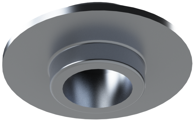 2" NPTF HEAVY DUTY MILGRADE ALUMINUM FLANGE TYPE 1
