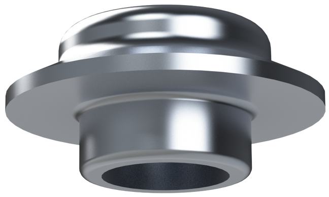 1 1/4" NPTF HEAVY DUTY MILGRADE ALUMINUM FLANGE