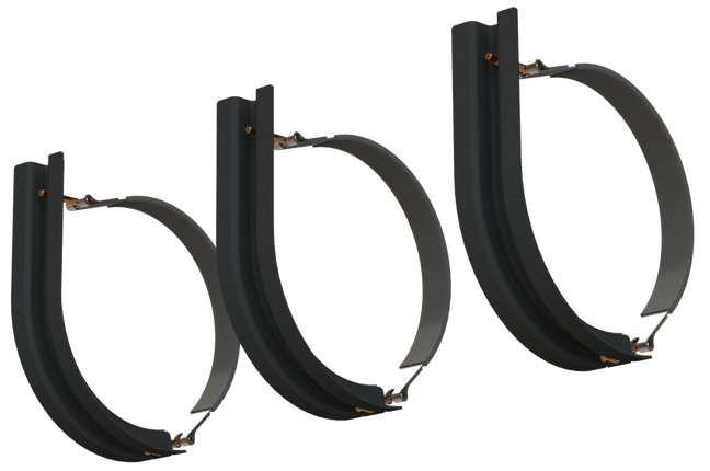 16" 3 Piece Stainless Steel Mounting Kit
