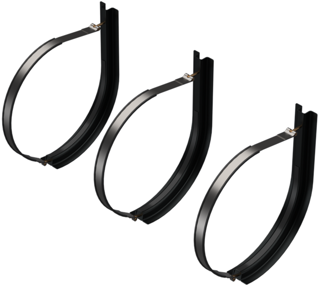 24.5" 3 Piece Stainless Steel Mounting Kit