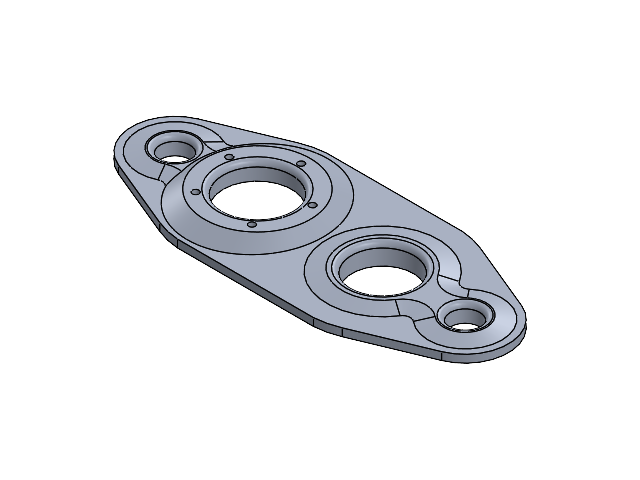 MILGRADE ALUMINUM PETERBILT ADAPTER PLATE
