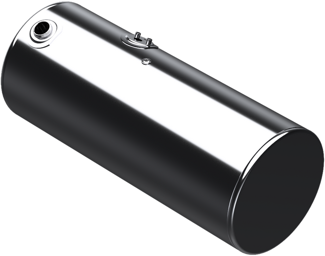 118 Gallons 24.5"D x 58"L - Kenworth Style - Front Fill Polished