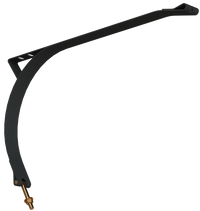 16" D Tank Black Powder Coated Strap w/ Step Mount