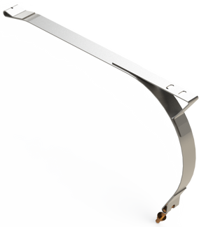16" D Tank Stainless Steel Strap w/ Step Mount