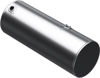 132 Gallons 24.5"D x 64.75"L - Kenworth Style - Rear Fill Milgrade