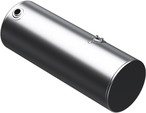 132 Gallons 24.5"D x 64.75"L - Kenworth Style - Rear Fill Milgrade