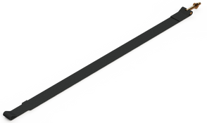 T-Bolt to 1 1/2" Tapered Loop 39 3/4" Black Powder Satin Regular Strap
