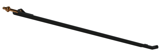 T-Bolt to 1 1/2" Tapered Loop 39 3/4" Black Powder Satin Regular Strap