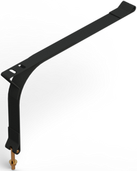 T-BOLT TO LOOP WITH SLIT 31-1/4" BLACK POWDER SATIN COMBO STRAP