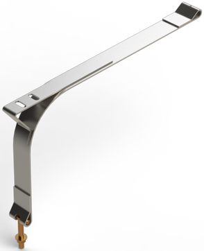 T-BOLT TO LOOP WITH SLIT 31-1/4" STAINLESS STEEL COMBO STRAP