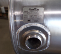 118 Gallons 24.5"D x 58"L - Kenworth Style - Rear Fill Milgrade