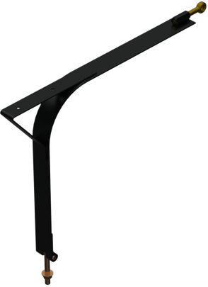 T-BOLT TO COUPLING NUT - EYE-BOLT 32-1/2" BLACK POWDER SATIN STEEL COMBO STRAP