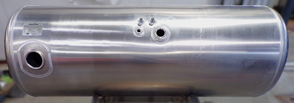 101 Gallons 23"D x 56"L - Peterbilt Style - Rear Fill Milgrade