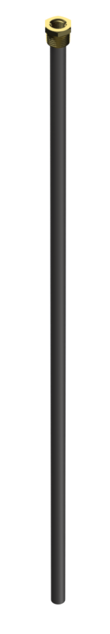 1/2" NPT x 1/4" NPT Soldered Steel Tube