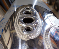 79 Gallons 23"D x 43.97"L - Peterbilt Style - Center Fill Polished