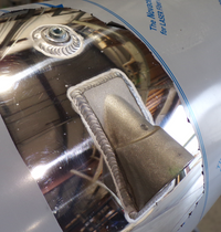 79 Gallons 23"D x 43.97"L - Peterbilt Style - Center Fill Polished