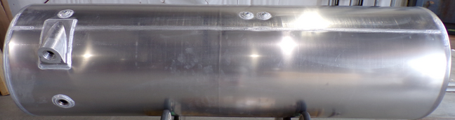 118 Gallons 22"D x 72"L - Kenworth Style - Rear Fill Milgrade, Split