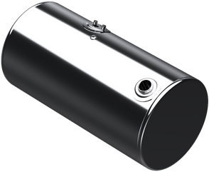 97 Gallons 24.5"D x 47.5"L - Kenworth Style - Rear Fill Polished
